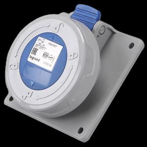 아남콘센트(2P+E 16A) 250V 555384 판넬(IP67)