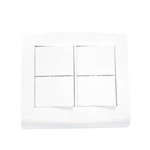 방 벽 전기 전등 스위치 커버 중4구 1로 자재 전선