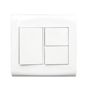 방 벽 전기 전등 스위치 커버 중3구 1로 산업 연결