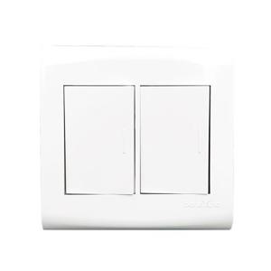 방 벽 전기 전등 스위치 커버 중2구 1로 교체 보조