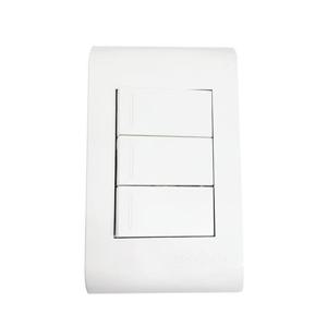 방 벽 전기 전등 스위치 커버 3구 1로 전자 용품 소켓