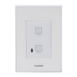 터치스위치(아트2) 2구 리모컨별도(화이트)