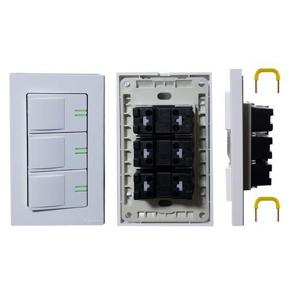 일신 표준 스위치 와이드 조명  3구 스