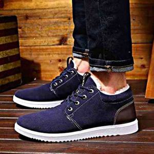 남성 스웨이드 재질 고급스러운 안감털 부츠 워커