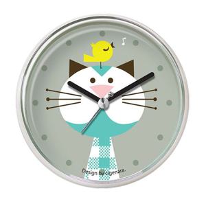 흡착시계 캐릭터 방수시계 CN-849C고양이와병아리