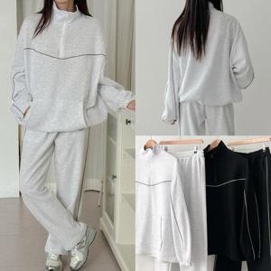 위쉬몰 GO 러니삥줄기모바지투피스(T430H412) 빅사이즈