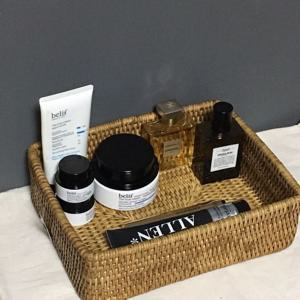 라탄 바구니 라탄 스몰 사각 바스켓 중