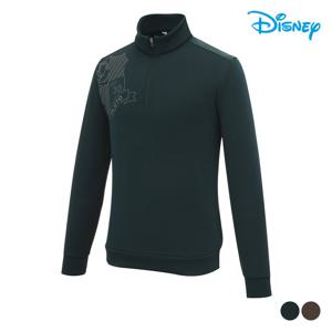 [디즈니골프]남성 아트웍 반집업 하프넥 기모 티셔츠 DO4MTS031