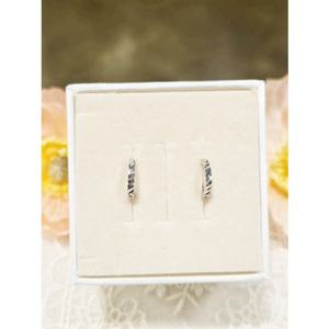 미니골드 14K 트위스트컷팅 링귀걸이(10mm) ECPM4052