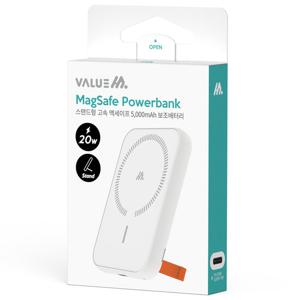VM 스탠드형 맥세이프 고속 보조배터리 20W 5000mAh