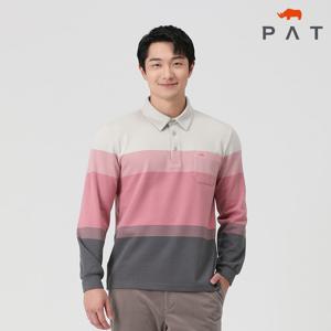 [PAT 남성][2024년 신상] 코트나 블록 뎅깡 카라 티셔츠_1K75132