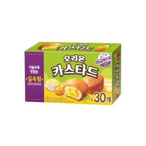 오리온 카스타드 30개입 총 690g 1박스