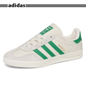 [아디다스] (정품) 가젤 인도어 스니커즈 화이트 그린 JH5409