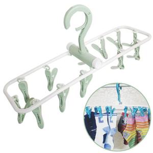 영스타 빨래집게걸이(12P) 양말걸이 집게형 건조대