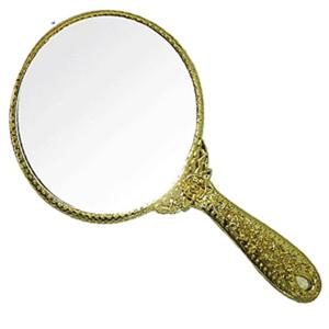 GS 공주경 원형대 골드 손거울