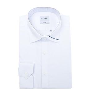 [예작(셔츠)]예작셔츠 여름긴팔 슬림핏 카라자수포인트 화이트 스판셔츠YJESBS171WH