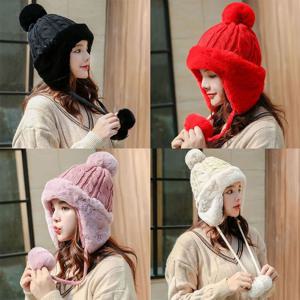 털모자 몽골귀도리모자 겨울모자 여성모자 방한