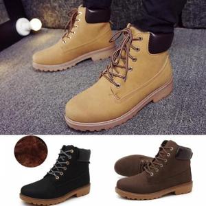 키높이 G33 남성워커 캐주얼화 기모 남자털신발 팀버