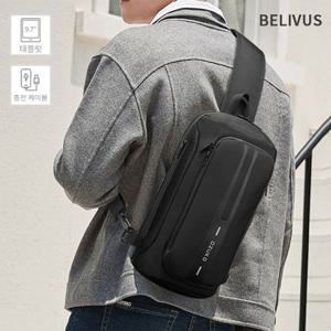 빌리버스 남자 슬링백 BJE117 태블릿 9.7 수납가능