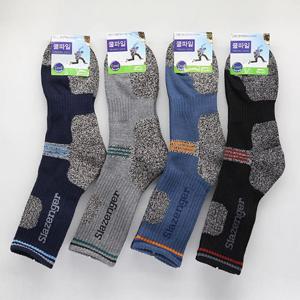 남자 도톰한 스포츠 등산 양말 슬레진져 3켤레 묶음