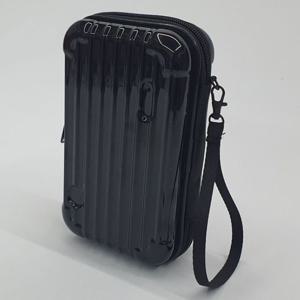 여행용 미니 하드캐리어 파우치 가방 블랙