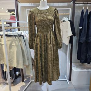 [르샵]라운드넥 허리밴딩 롱패턴원피스(L1C46WOP060)_BP