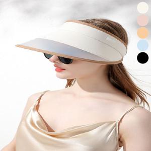 여름 필수 반투명 넓은 챙 꼬깔 썬캡 햇빛 차단 선캡