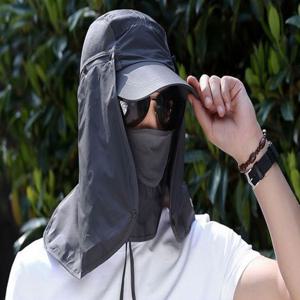 접이식모자 마스크탈부착 메쉬원단 자외선차단썬캡