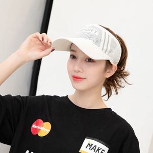 밴드형 스포츠썬캡(화이트) 골프 테니스 바이저썬캡