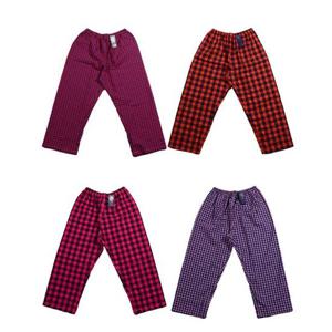 편안한 특면 CP체크무늬 여성9부 여성파자마 0631aa