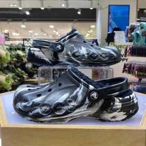 [크록스] 바야 라인드 마블 클로그 208333-0C4 블랙