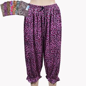 스프사 소재 레오파드 여성 8부 홈웨어 파자마 0640ge