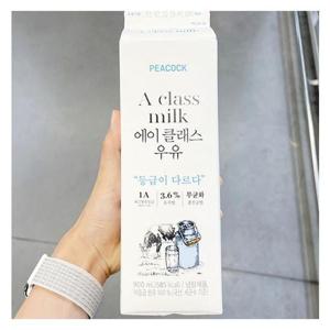 피코크 에이 클래스 우유 900ml (1A등급) c44460
