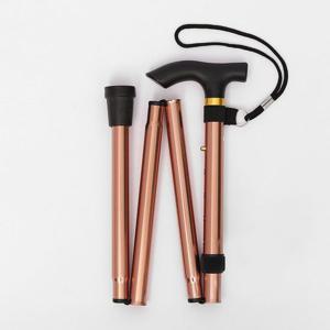 보행보조용품 길이조절 접이식 지팡이(브론즈) 효도