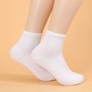 깔끔 무지 남성 중목양말 10켤레세트 화이트 여름양말