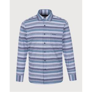 [인디안][INDIAN] 린넨 블랜드 미디움 체크 셔츠_MITNL4S1301