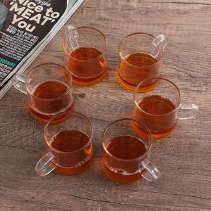 로하티마리 내열 유리찻잔 6p세트 손잡이 유리잔