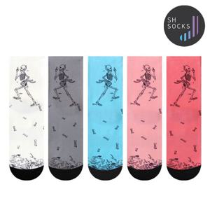 서한양말 스켈레톤 시리즈 중목양말 마라톤