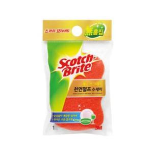 3M 제로스크래치천연펄프수세미(110x71.5x22x1개)