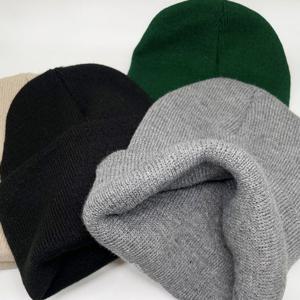 겨울 니트비니 여성 골지모자 무지 깔끔한 패션모자