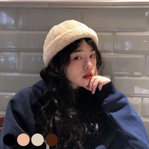 남여공용 포근한 뽀글이 소재 데일리 패션 와치캡