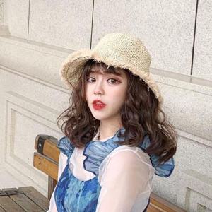 여름 밀짚 플로피햇 선캡 벙거지 왕골모자 라탄 밀집