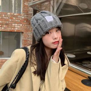 심플한 겨울 캠핑 스키 여성 니트 털 비니 모자