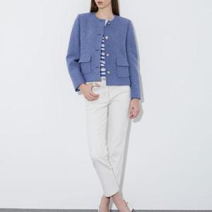 올리비아로렌 DP01 라운드넥 팬시쟈켓 VOPFU4S1311