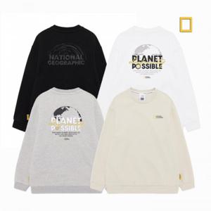 내셔널지오그래픽키즈  (K251USW060) 백그래픽 맨투맨 긴팔 티셔츠