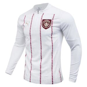 푸마긴팔티 VQC 779156-77 푸마 맨체스터 시티 프리매치 1/4 짚 탑 긴팔저지