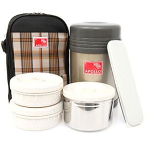 아폴로 도시락1600(1550ml)보온도시락 진공 찬통