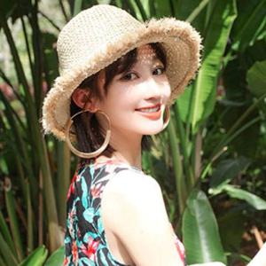 휴가철 패션 벙거지 스타일 파마나햇 밀집모자