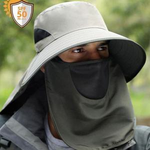 얼굴햇빛가리개 뒷목가리개 농사용모자 선가드
