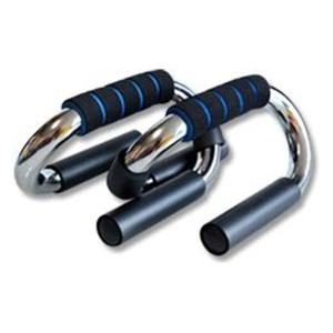 S형 푸쉬업바(크롬형) 푸샵바 팔굽혀펴기 헬스 운동